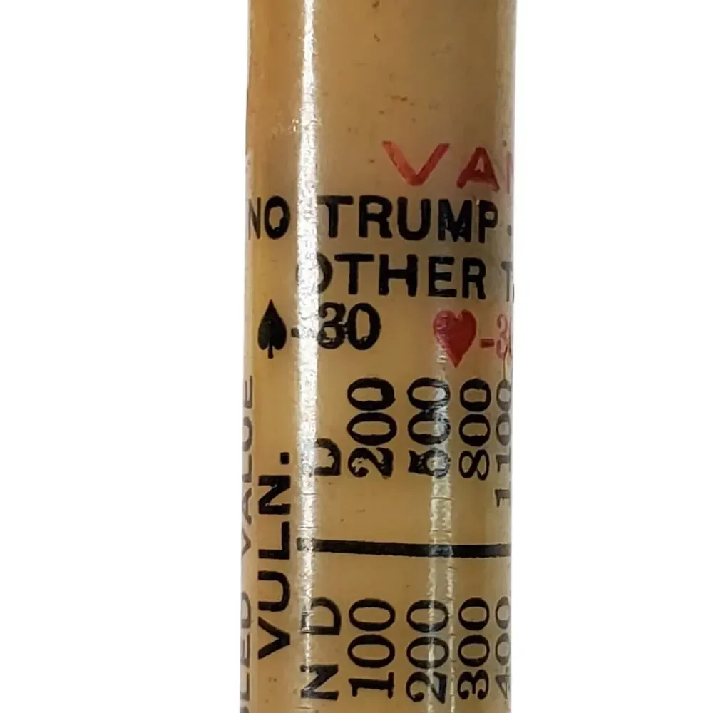 Vintage Vanco Bridge Card Game Scoring Celluloid Mechanical Pencil